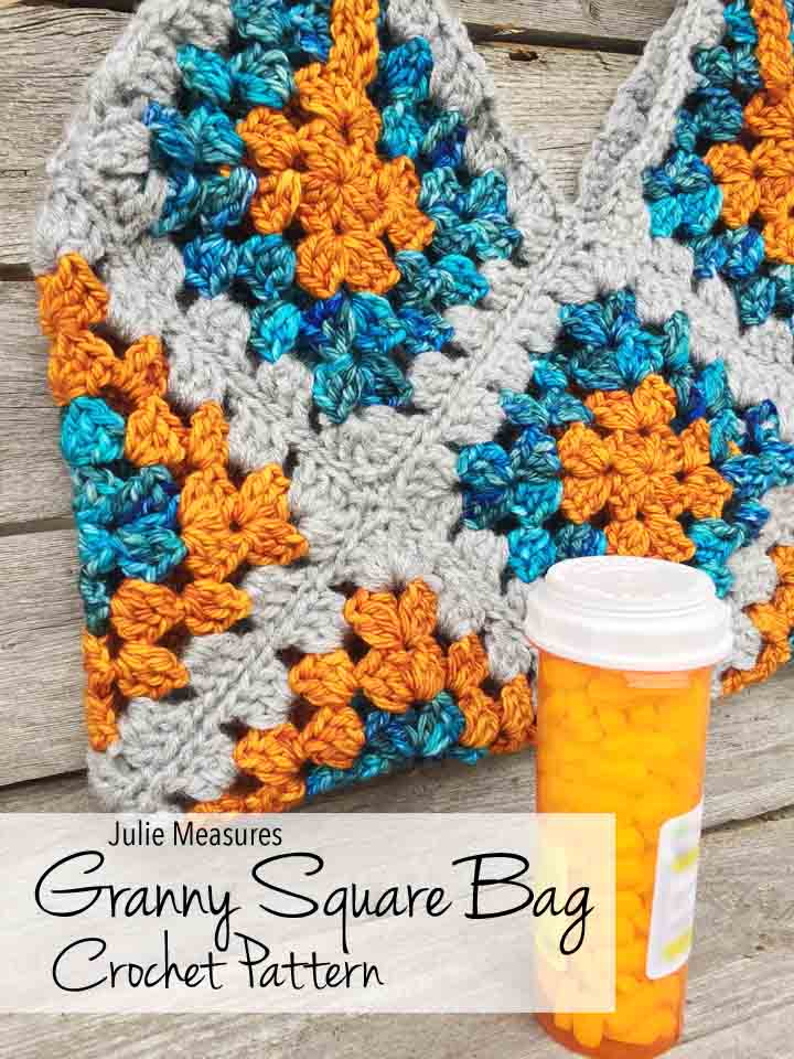 Granny Square Crochet Bag Pattern - Julie Measures