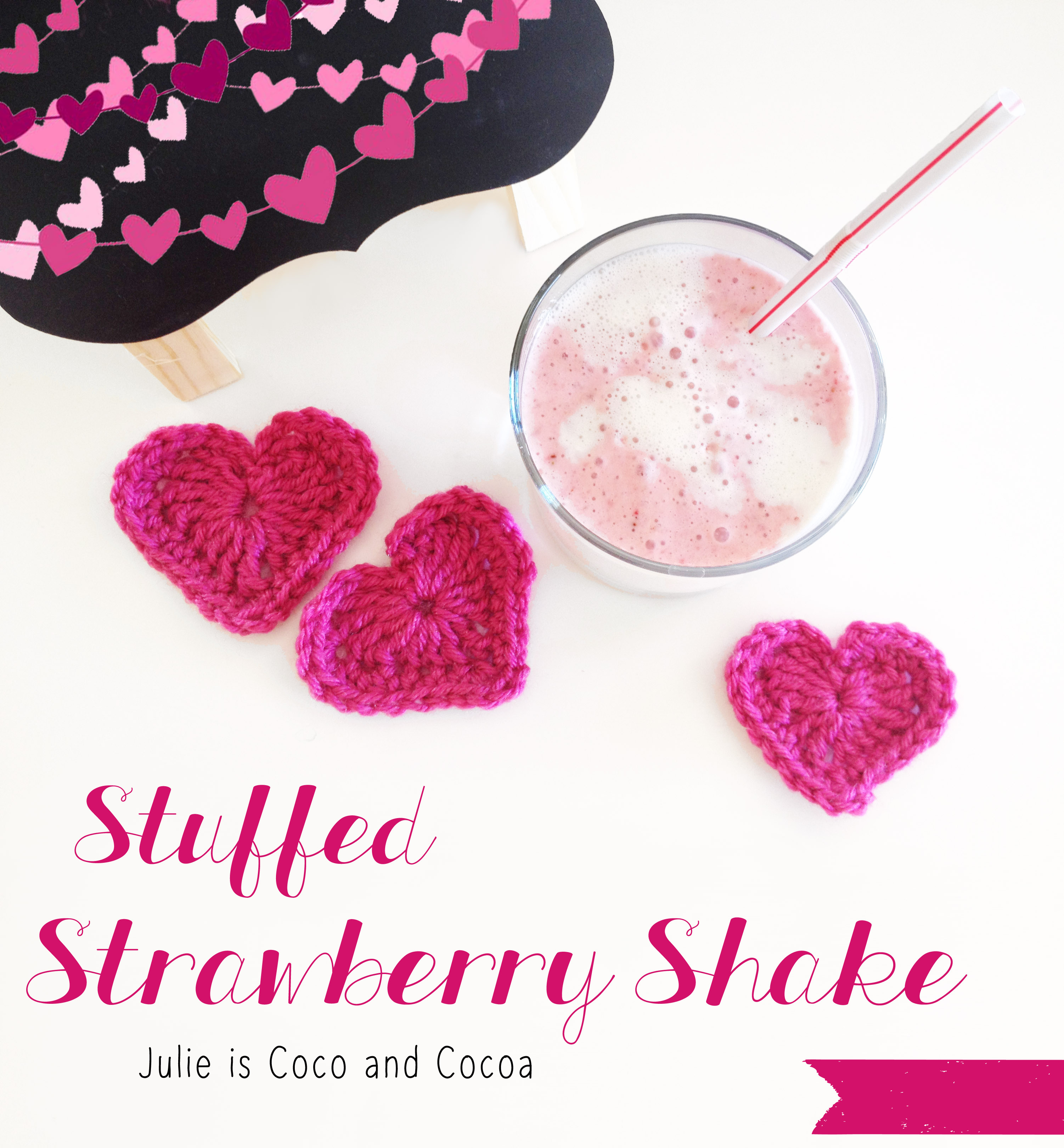 stuffed strawberry shake
