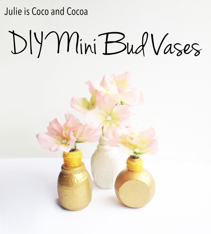 mini bud vase diy