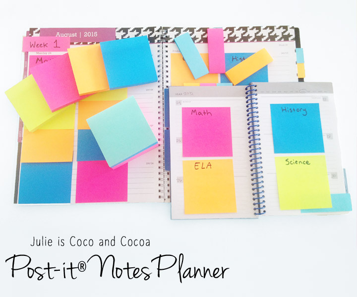 The secret to getting organized? A Post-It Note Planner