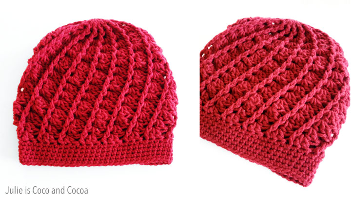 Slouchy Spiral Crochet Hat (Free Pattern)