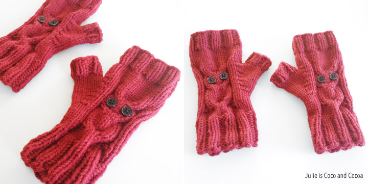 Owl Gloves Free Knit Pattern