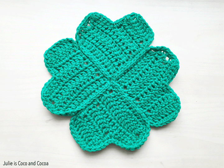 Lucky Four-Leaf Clover Crochet Pattern