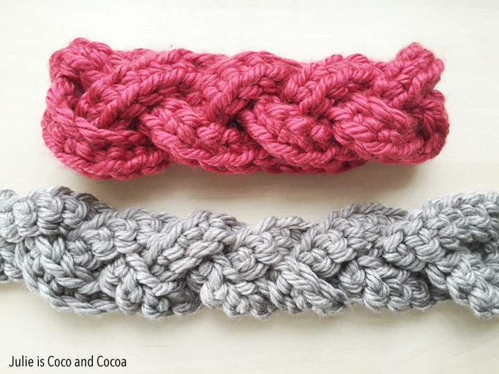 braided crochet headband