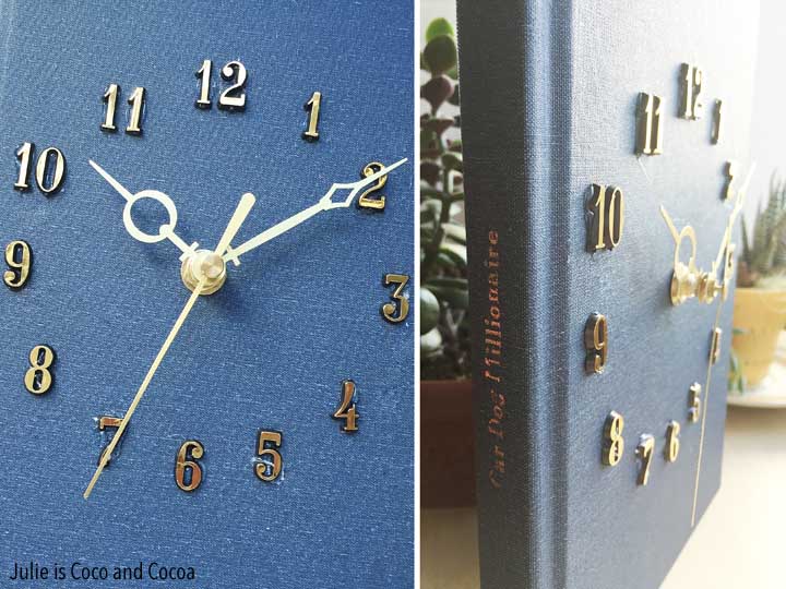 Hardcover Book Clock DIY