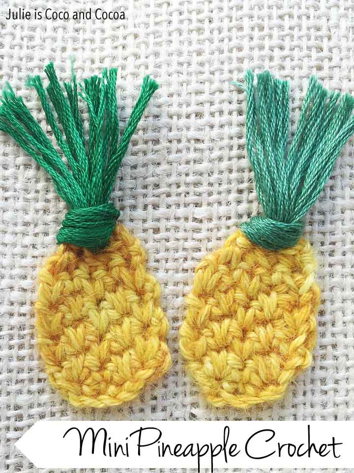 Crochet Mini Pineapple Pattern
