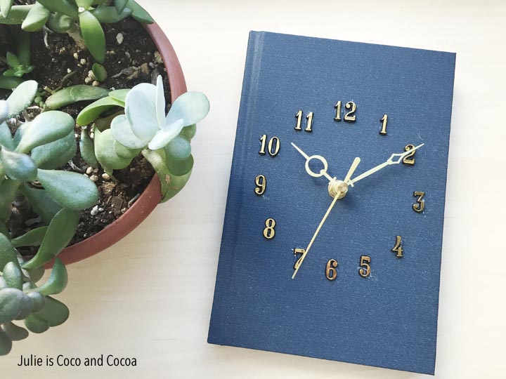 Hardcover Book Clock DIY