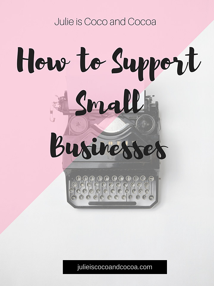 How to Support Small Businesses