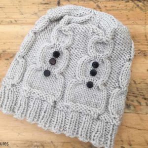 snowman hat knit pattern