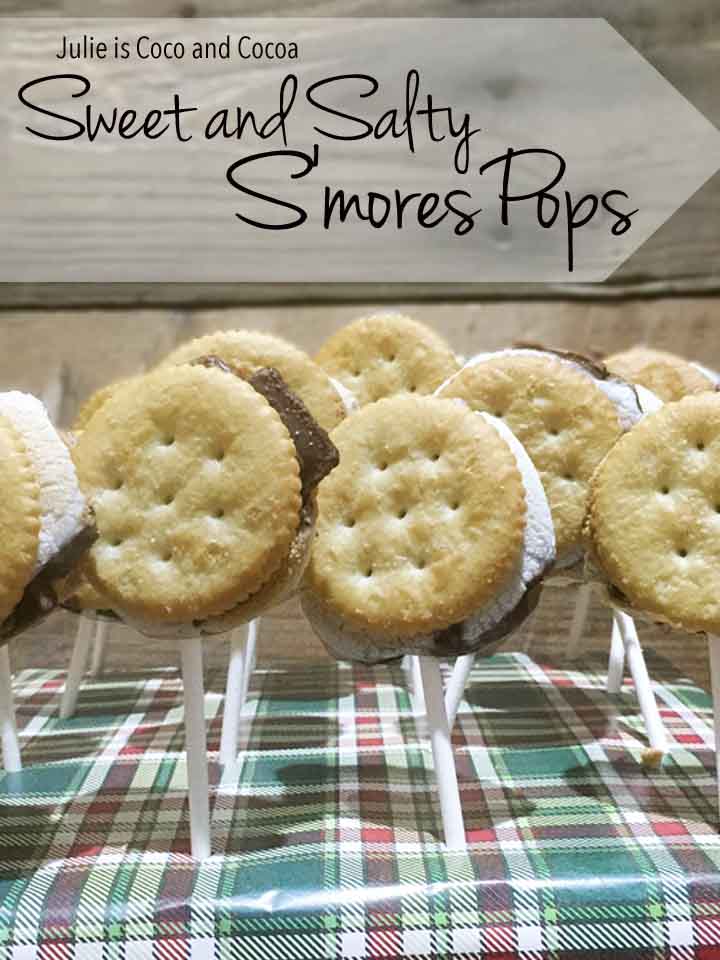 Sweet and Salty S'mores Pops