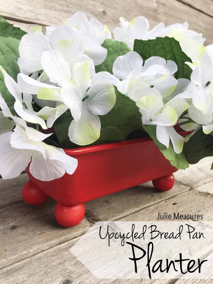 Upcycled Bread Pan Planter