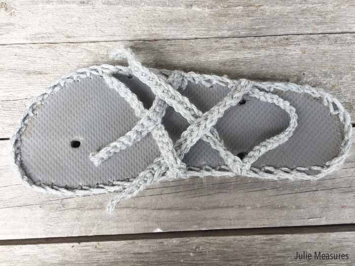 Woven Crochet Sandals