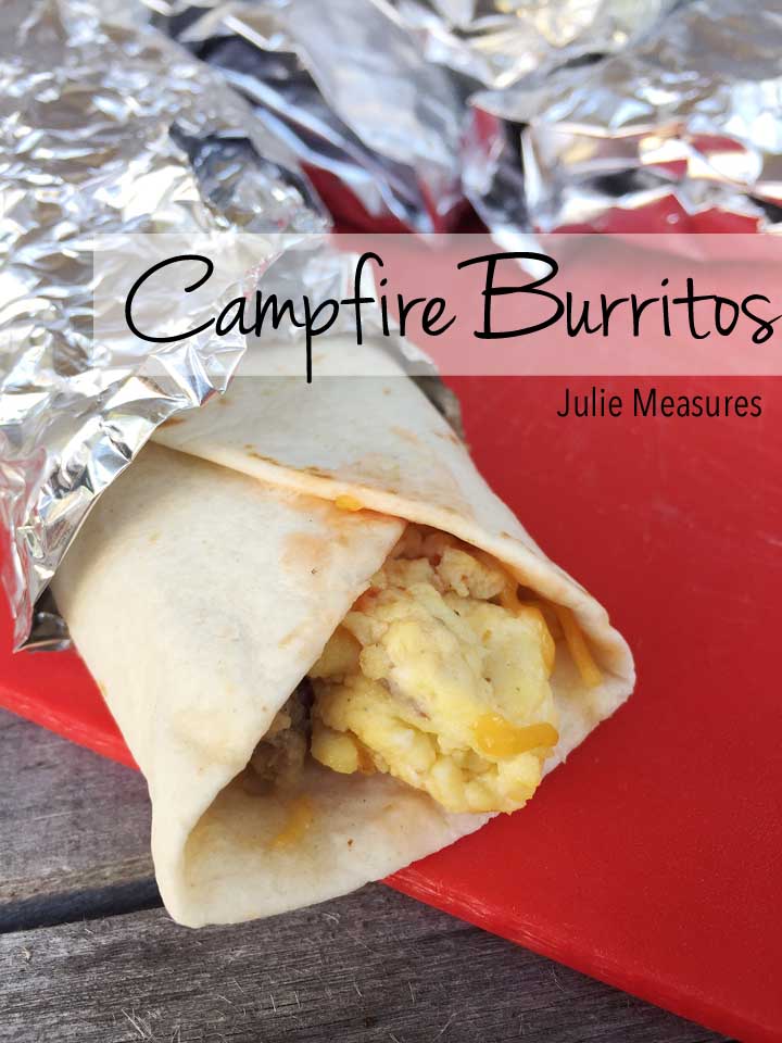 Campfire Breakfast Burritos