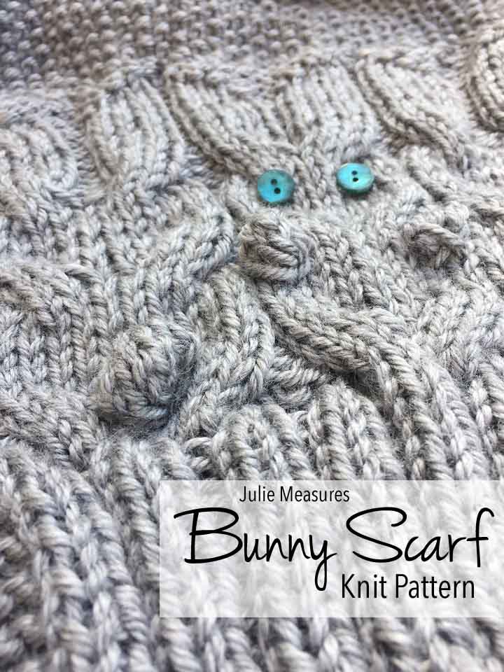 Bunny Scarf Knit Pattern