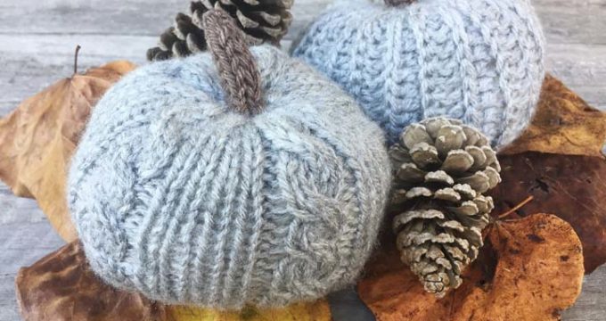 Knit Pumpkin Crochet Pumpkin