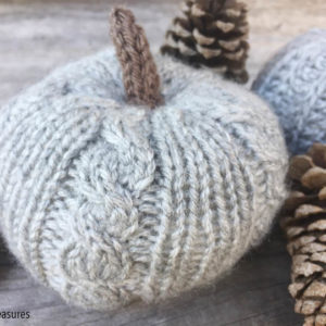 Knit Pumpkin Crochet Pumpkin