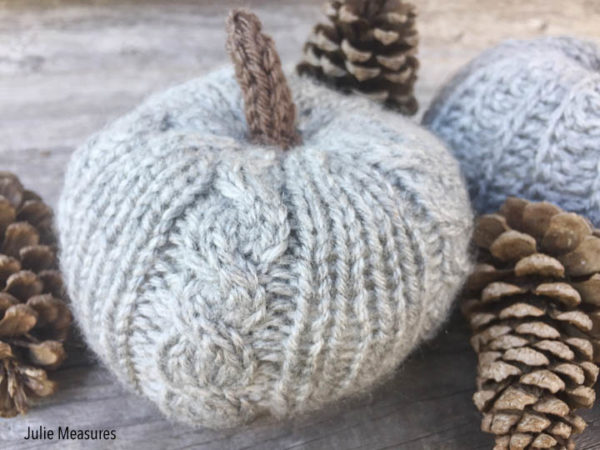 Knit Pumpkin Crochet Pumpkin