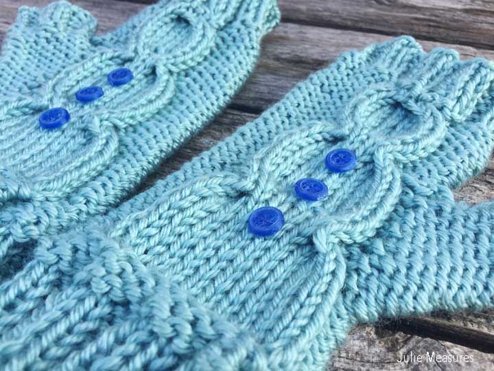 Snowman Knit Gloves