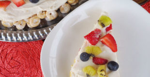Breakfast Cereal Fruit Pizza