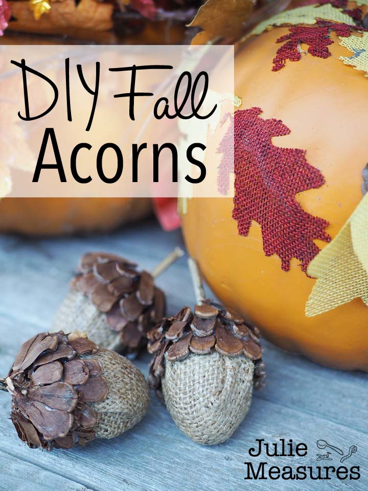 DIY Fall Acorns