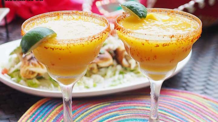 Mango Fruit Fiesta! Measures Julie Mocktail - Margarita Passion