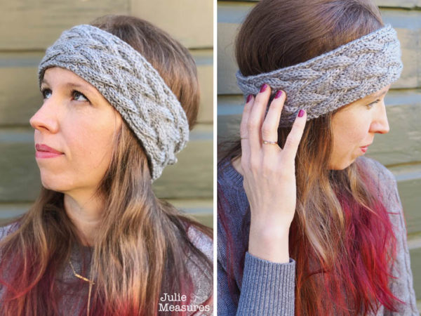 Irish Braided Cable Knit Headband - Julie Measures
