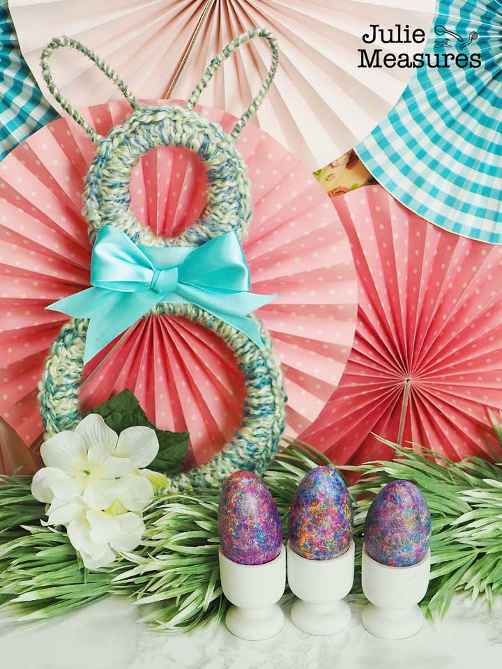 Easter Bunny Crochet Hoop