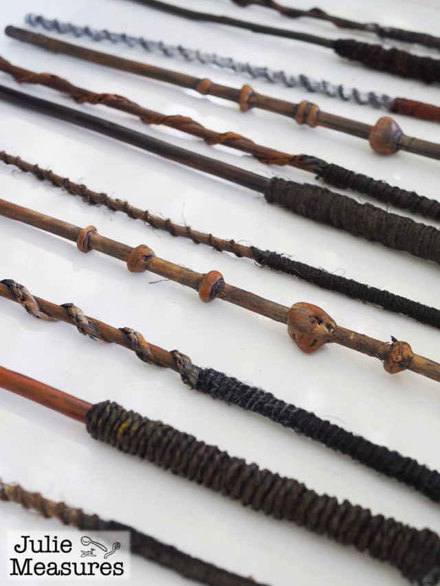 Harry Potter Crafts - DIY Wands, Broomsticks, and More - Julie Measures
