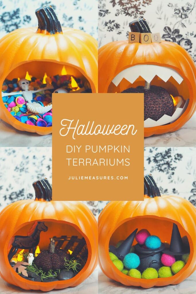 Halloween Pumpkin Terrarium