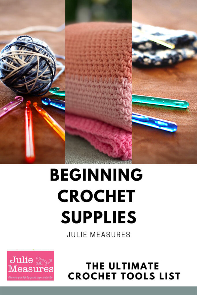 beginning crochet supplies
