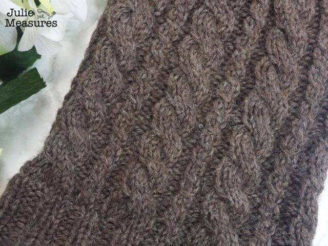 Knit Cable Beanie FREE Knitting Pattern - Julie Measures